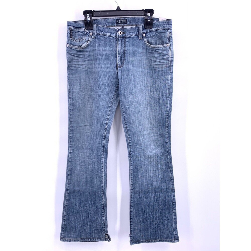ARMANI JEANS women's jeans 31 X 30 Indigo denim Boot Cut (X-1)
